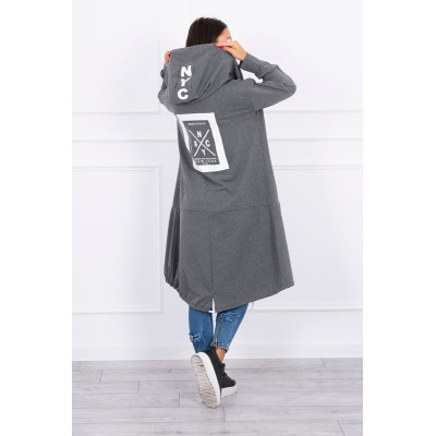 KARDIGÁN S KAPUCŇOU OVERSIZE