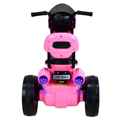 RACCEWAY elektrická detská trojkolka ružová