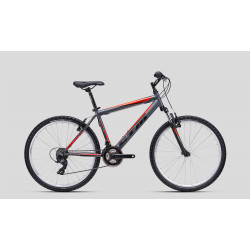 Bicykel CTM AXON "26" Rám L (matná titánová/reflexná oranžová) 2022