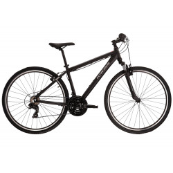 Bicykel KROSS EVADO 1.0 " 28X21" čierno/strieborný matný