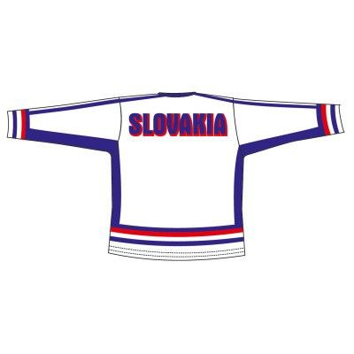 Hokejový dres SR 6, biely