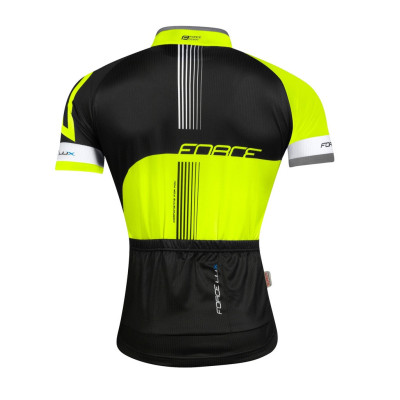 Dres Force LUX krátký rukáv černo-fluo v.S
