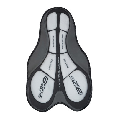 FORCE CYKLISTICKÉ KRAŤASY DOWNHILL MTB ČIERNA A SIVÁ 9003255-L