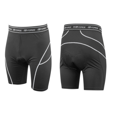 FORCE CYKLISTICKÉ KRAŤASY DOWNHILL MTB ČIERNA A SIVÁ 9003255-L