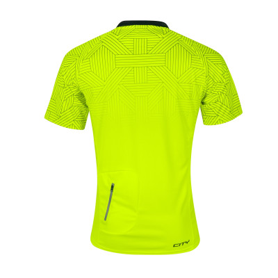 dres FORCE CITY, fluo-černý "L"