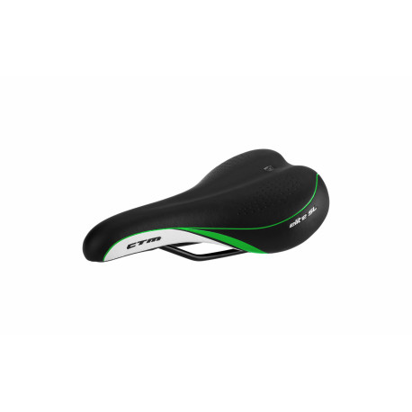 Sedlo CTM Elite čierna/zelená