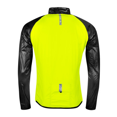 bunda FORCE WINDPRO neprofuk, fluo-černá XL