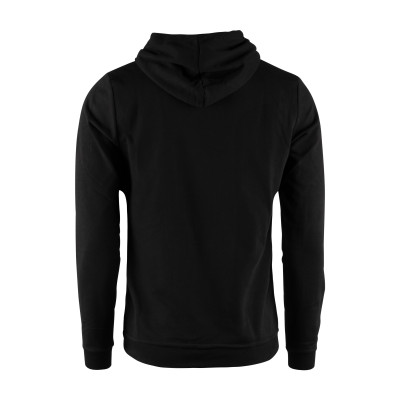 mikina FORCE COMFY přes hlavu s kapucou , čierná XXL