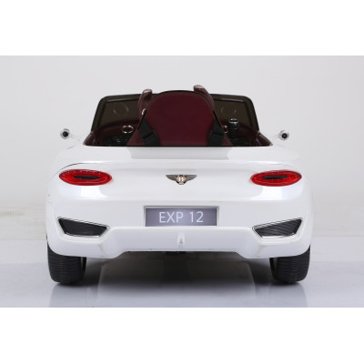 Detské elektrické auto BENTLEY EXP 12 biele
