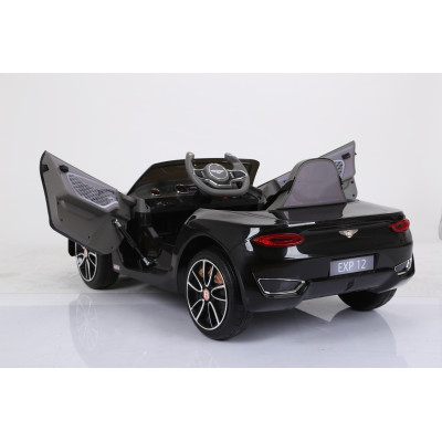 Detské elektrické auto BENTLEY EXP 12 čierne