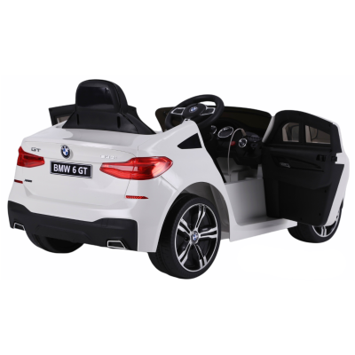 Detské elektrické auto BMW 6 GT biele