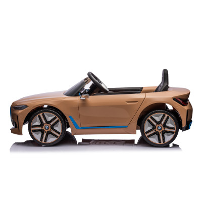Detské elektrické auto BMW i4 béžové