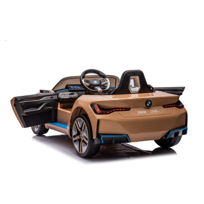 Detské elektrické auto BMW i4 béžové