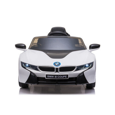 Detské elektrické auto BMW i8 Coupe biele