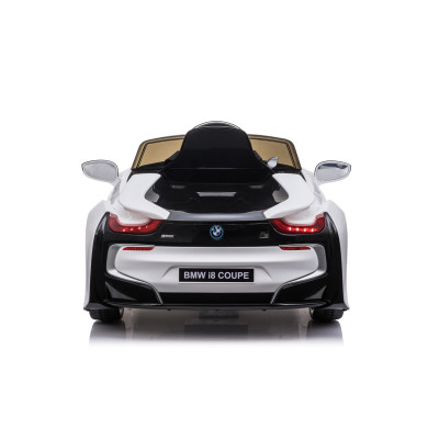 Detské elektrické auto BMW i8 Coupe biele
