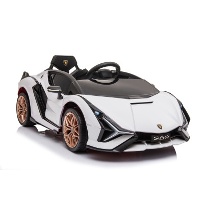 Detské elektrické auto Lamborghini Sian biele