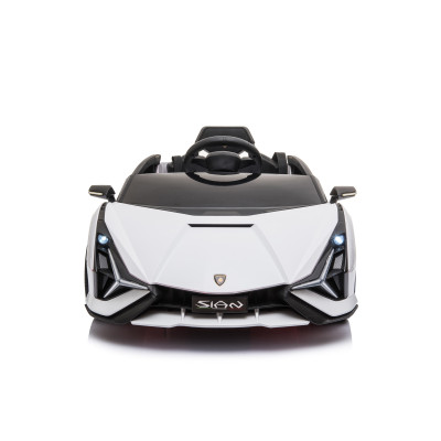 Detské elektrické auto Lamborghini Sian biele