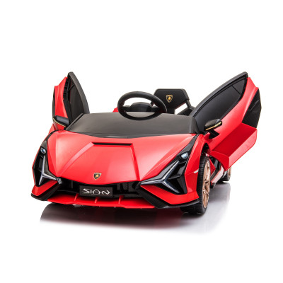 Detské elektrické auto Lamborghini Sian červené