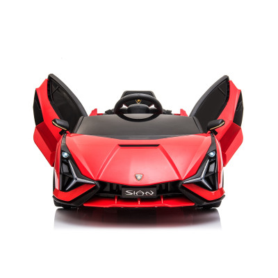 Detské elektrické auto Lamborghini Sian červené