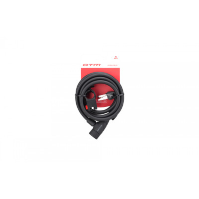 Zámok špirálový CTM CABLE, 10x1800mm
