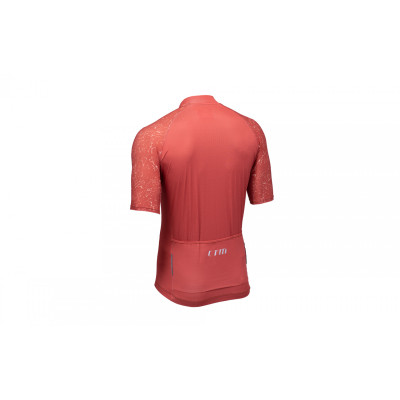 Dres CTM ROAK , na zips, tehlová červená, XL
