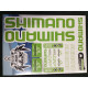 Nálepky SHIMANO A4 zelené