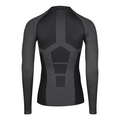 Rolák funkčný FORCE GRIM, dlhý rukáv , čierny XS-S