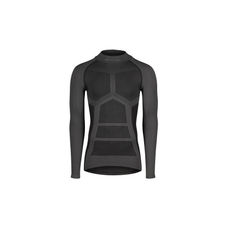 Rolák funkčný FORCE GRIM, dlhý rukáv , čierny XL-XXL