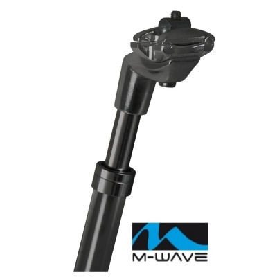 Sedlovka odpruž. AL M-Wave so zámkom 27,2x315, čierna