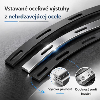Zámok BRN kódový 560mm,čierny