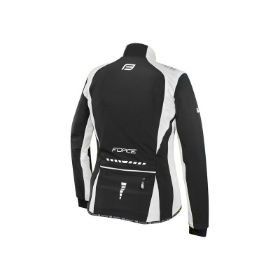 Bunda F X71 LADY softshell, čierno-biela L-II. akosť