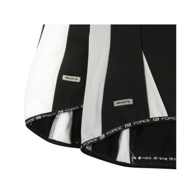 Bunda F X71 LADY softshell, čierno-biela L-II. akosť