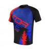dres FORCE MTB X5, modro-červený L