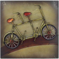 Obraz BICYKEL replika, kov TAMDEM