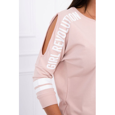 SÚPRAVA GIRL REVOLUTION TMAVÝ PRÁŠKOVÁ RUŽOVÁ